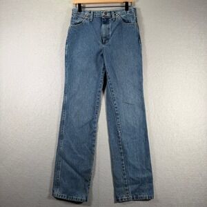 Wrangler Mens Blue Denim Jeans 30x32 Straight Leg Classic Fit 936RST Cowboy Cut